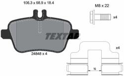 TEXTAR Set placute frana, frana disc TEXTAR 2484803 - fixbox