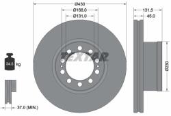 TEXTAR Disc frana TEXTAR 93291200 (93291200) - fixbox