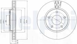 DELPHI Disc frana DELPHI BG4258 (BG4258) - fixbox