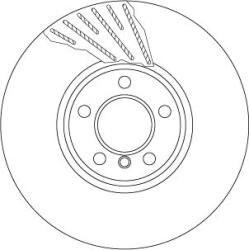 TRW Disc frana TRW DF6612S - fixbox