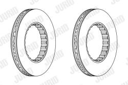 JURID Disc frana JURID 569212J - fixbox