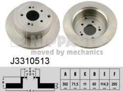 NIPPARTS Disc frana NIPPARTS J3310513 - fixbox