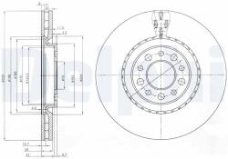 DELPHI Disc frana DELPHI BG3993 (BG3993) - fixbox