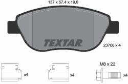 TEXTAR Set placute frana TEXTAR 2370803 (2370803)