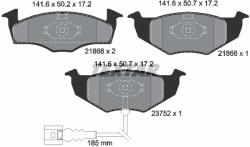 TEXTAR Set placute frana TEXTAR 2186801 (2186801)