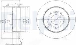DELPHI Disc frana DELPHI BG3710 (BG3710) - fixbox