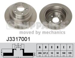 NIPPARTS Disc frana NIPPARTS J3317001 - fixbox