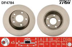 TRW Disc frana TRW DF4784 - fixbox