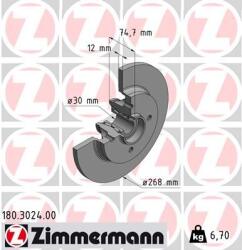 ZIMMERMANN Disc frana ZIMMERMANN 180.3024. 00 (180.3024.00) - fixbox