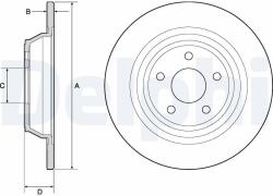 DELPHI Disc frana DELPHI BG4703C (BG4703C) - fixbox