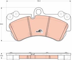 TRW Set placute frana, frana disc TRW GDB1720 - fixbox