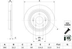 Bosch Disc frana BOSCH 0 986 479 G77 (0 986 479 G77) - fixbox