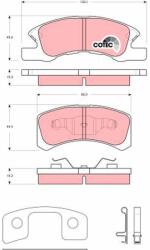 TRW Set placute frana, frana disc TRW GDB3358 - fixbox