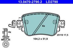 ATE Set placute frana ATE 13.0470-2790.2 (13.0470-2790.2)