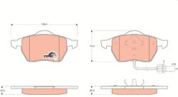 TRW Set placute frana TRW GDB1440 (GDB1440)
