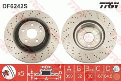 TRW Disc frana TRW DF6242S (DF6242S)