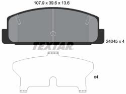 TEXTAR Set placute frana TEXTAR 2404501 (2404501) - fixbox