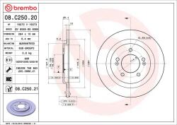 BREMBO Disc frana BREMBO 08. C250.21 (08.C250.21) - fixbox