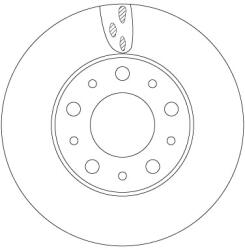 TRW Disc frana TRW DF6918S - fixbox