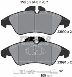 TEXTAR Set placute frana TEXTAR 2399002 (2399002)