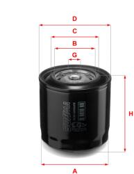 SOFIMA Filtru combustibil SOFIMA S 0610 NR (S 0610 NR) - fixbox