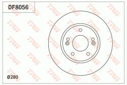 TRW Disc frana TRW DF8056 (DF8056) - fixbox