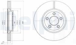DELPHI Disc frana DELPHI BG3704 (BG3704) - fixbox