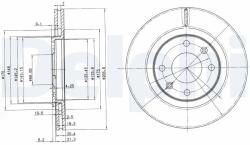 DELPHI Disc frana DELPHI BG2387 (BG2387) - fixbox
