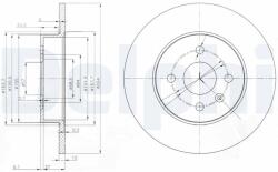 DELPHI Disc frana DELPHI BG3885C (BG3885C) - fixbox