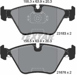 TEXTAR Set placute frana TEXTAR 2318302 (2318302) - fixbox