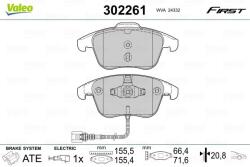 VALEO Set placute frana VALEO 302261 (302261)