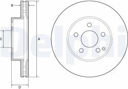 DELPHI Disc frana DELPHI BG4945C (BG4945C) - fixbox