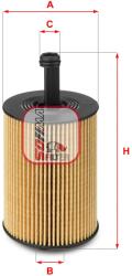 SOFIMA Filtru ulei SOFIMA S 5023 PE (S 5023 PE) - fixbox