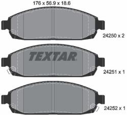 TEXTAR Set placute frana TEXTAR 2425001 (2425001) - fixbox