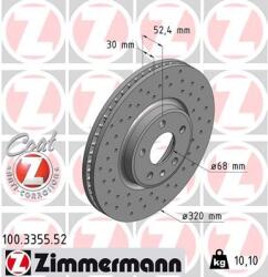 ZIMMERMANN Disc frana ZIMMERMANN 100.3355. 52 (100.3355.52)