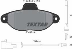 TEXTAR Set placute frana TEXTAR 2143609 (2143609) - fixbox