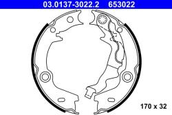 ATE Set saboti frana, frana de mana ATE 03.0137-3022.2 - fixbox