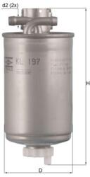 MAHLE Filtru combustibil MAHLE KL 197 (KL 197) - fixbox
