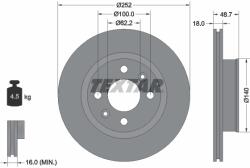 TEXTAR Disc frana TEXTAR 92196503 (92196503)