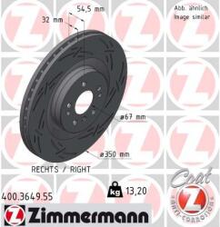 ZIMMERMANN Disc frana ZIMMERMANN 400.3649. 55 (400.3649.55)
