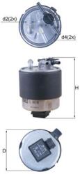 MAHLE Filtru combustibil MAHLE KL 440/44 (KL 440/44) - fixbox