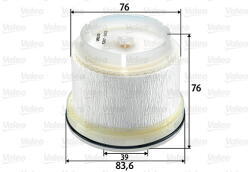VALEO Filtru combustibil VALEO 587933 (587933) - fixbox