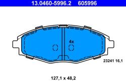ATE Set placute frana ATE 13.0460-5996.2 (13.0460-5996.2)