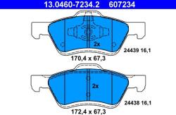 ATE Set placute frana ATE 13.0460-7234.2 (13.0460-7234.2)