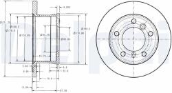 DELPHI Disc frana DELPHI BG3237 (BG3237) - fixbox