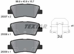 TEXTAR Set placute frana TEXTAR 2533701 (2533701) - fixbox