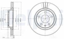 DELPHI Disc frana DELPHI BG3198 (BG3198) - fixbox