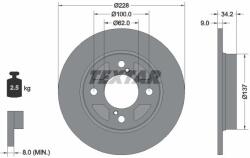 TEXTAR Disc frana TEXTAR 92303603 (92303603)