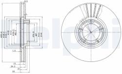 DELPHI Disc frana DELPHI BG3365 (BG3365) - fixbox