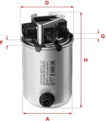 SOFIMA Filtru combustibil SOFIMA S 4095 NR (S 4095 NR) - fixbox